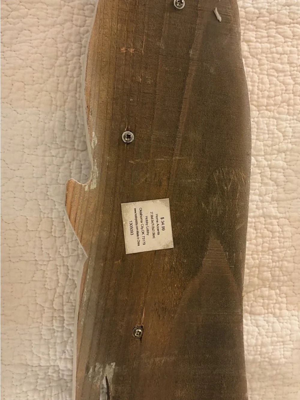 Hobby Lobby rustic distressed
